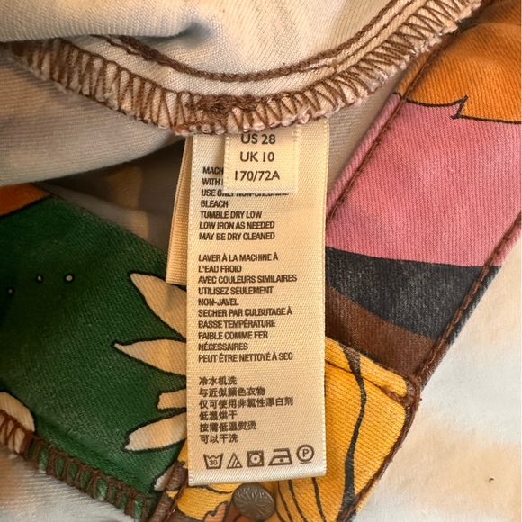 Free People Floral Flare Pant - Picture 5 of 6